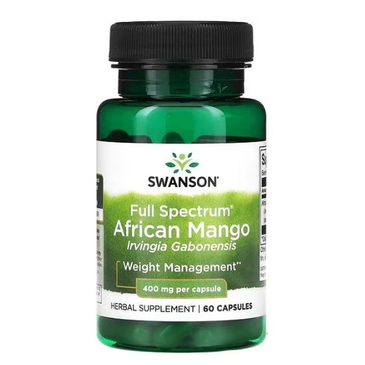Full Spectrum African Mango (Irvingia Gabonensis), 400mg, 60 caps, Swanson - Vitax.ro