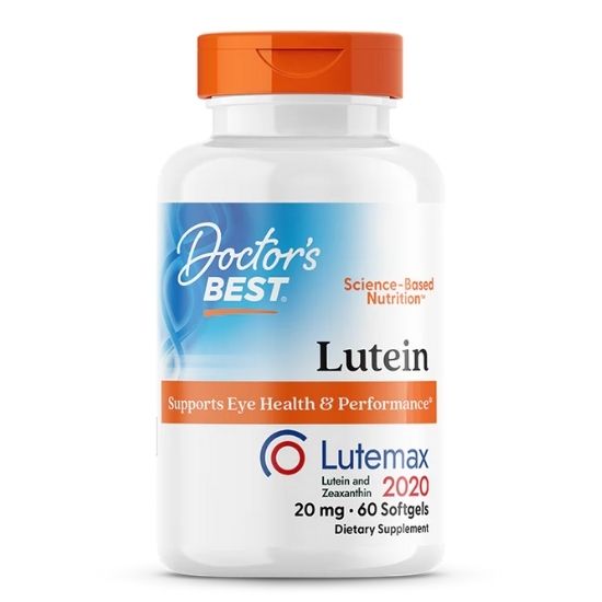 Lutein cu Lutemax, 20mg, 60 softgels, Doctor's Best - Vitax.ro
