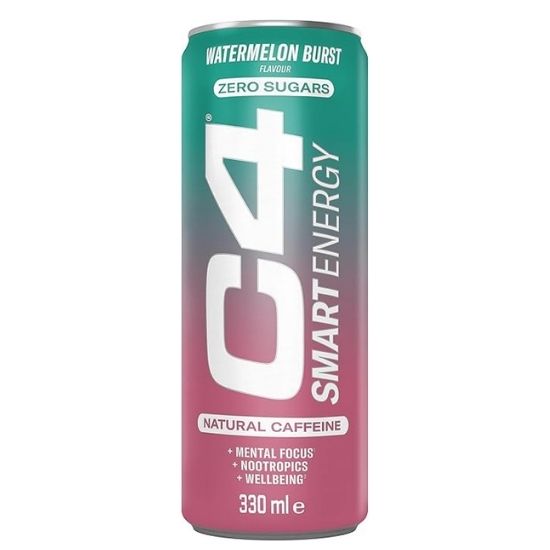 C4 Smart Energy, Watermelon Burst, 12 x 330 ml, Cellucor - Vitax.ro