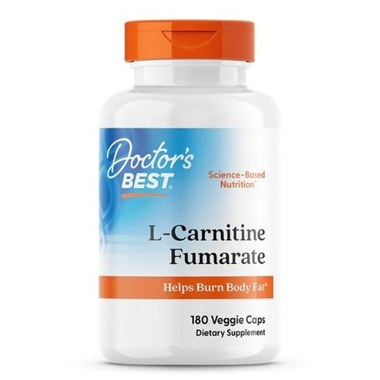 L-Carnitine Fumarate, 855mg, 180 vcaps, Doctor's Best - Vitax.ro