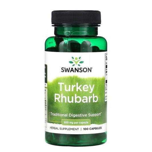 Turkey Rhubarb, 100 caps, Swanson - Vitax.ro