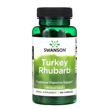 Turkey Rhubarb, 100 caps, Swanson - Vitax.ro