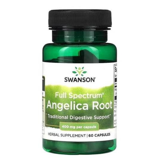 Full Spectrum Angelica Root, 400mg, 60 caps, Swanson - Vitax.ro