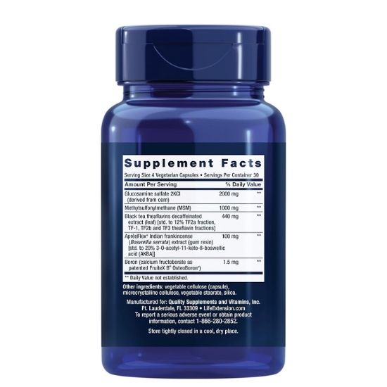 ArthroMax with Theaflavins and ApresFlex, 120 vcaps, Life Extension - Vitax.ro