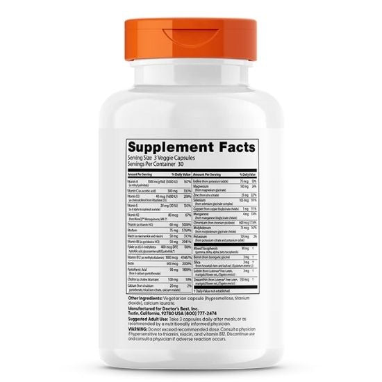 Multi-Vitamin, 90 vcaps, Doctor's Best - Vitax.ro