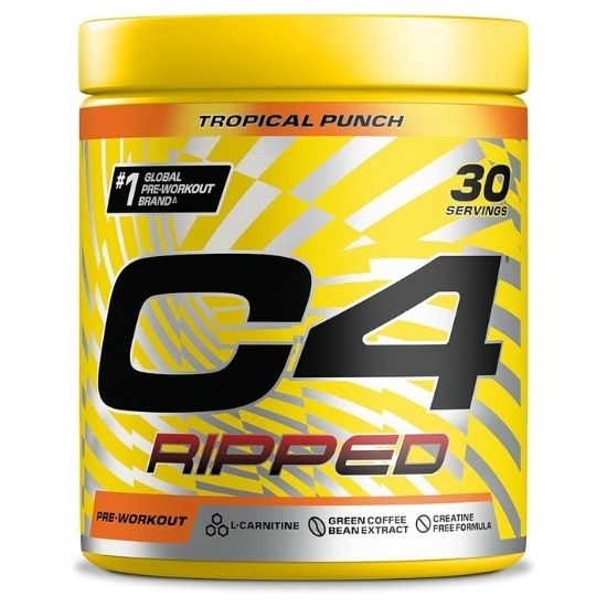 C4 Ripped, Tropical Punch, 189g, Cellucor - Vitax.ro