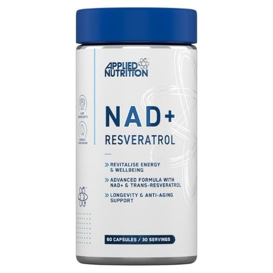 NAD+ Resveratrol, 60 caps, Applied Nutrition