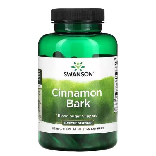 Cinnamon Bark, Maximum Strength, 120 caps, Swanson - Vitax.ro
