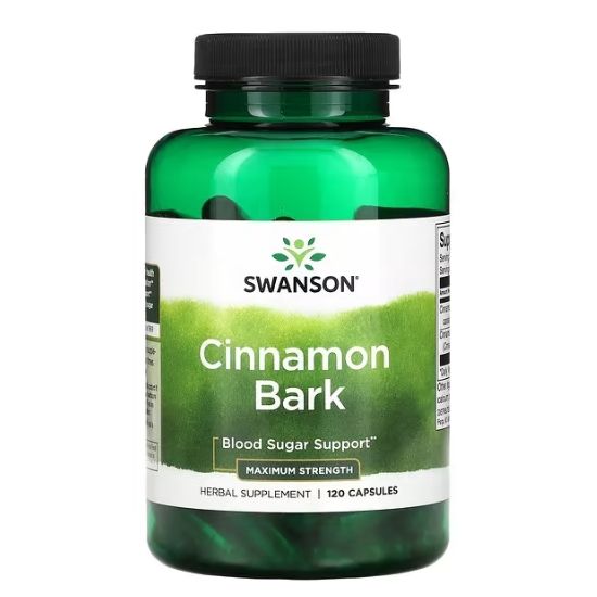 Cinnamon Bark, Maximum Strength, 120 caps, Swanson - Vitax.ro