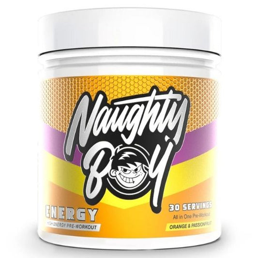 Energy, Orange & Passion Fruit, 390g, Naughty Boy - Vitax.ro
