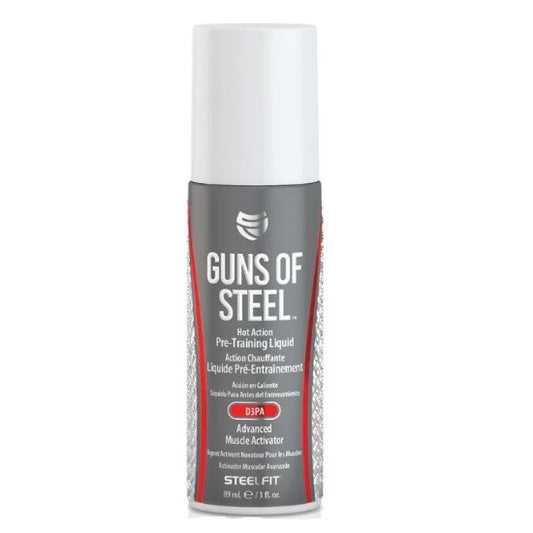 Guns of Steel, Hot Action Pre-Training Liquid, 89 ml, Pro Tan