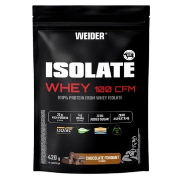 Isolate Whey 100 CFM, Chocolate Fondant, 420g, Weider