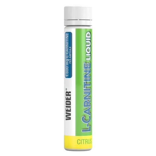 L-Carnitine Liquid, Citrus, 20 x 25 ml, Weider