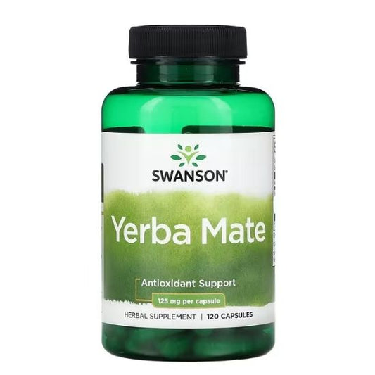 Yerba Mate, 125mg, 120 caps, Swanson - Vitax.ro