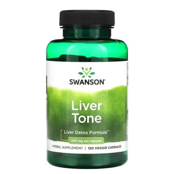 Liver Tone Liver Detox Formula, 300mg, 120 vcaps, Swanson - Vitax.ro