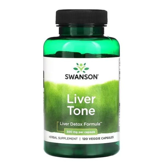 Liver Tone Liver Detox Formula, 300mg, 120 vcaps, Swanson - Vitax.ro