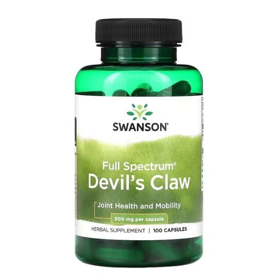 Devil's Claw, 500mg, 100 caps, Swanson - Vitax.ro