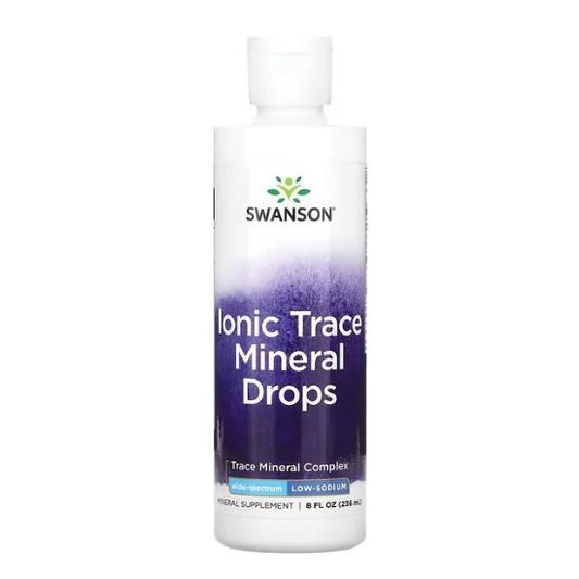 Ionic Trace Mineral Drops, 236 ml, Swanson - Vitax.ro