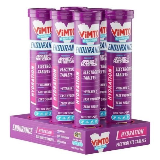 Endurance Hydration Electrolyte Effervescent Tablets, Vimto, 6 x 20 tabs, Applied Nutrition