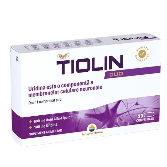 Tiolin Duo, 30 comprimate, Sun Wave Pharma