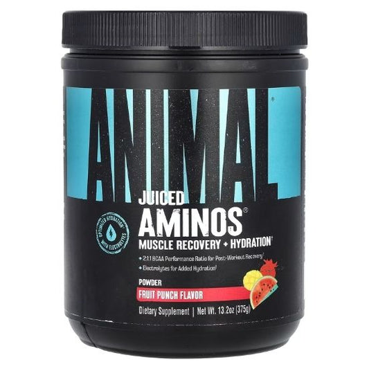Animal Juiced Aminos, Fruit Punch, 375g, Universal Nutrition - Vitax.ro
