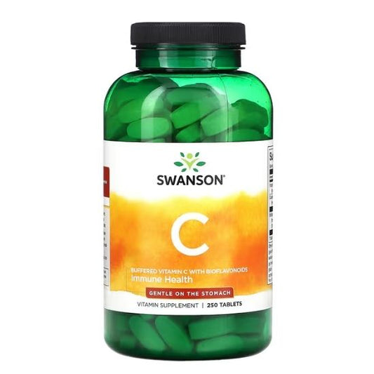Buffered Vitamin C with Bioflavonoids, 250 tabs, Swanson - Vitax.ro