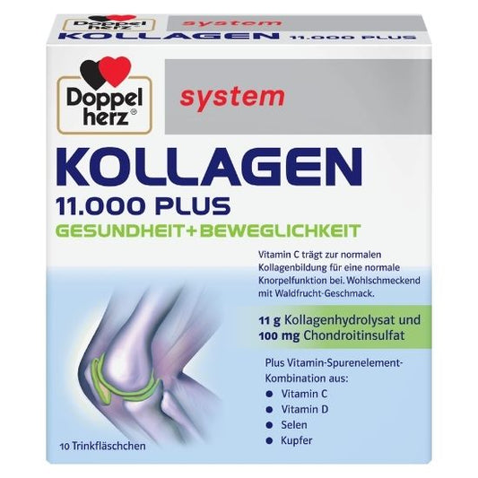 Kollagen 11.000 Plus, 10 flacoane unidoza, Doppelherz - Vitax.ro