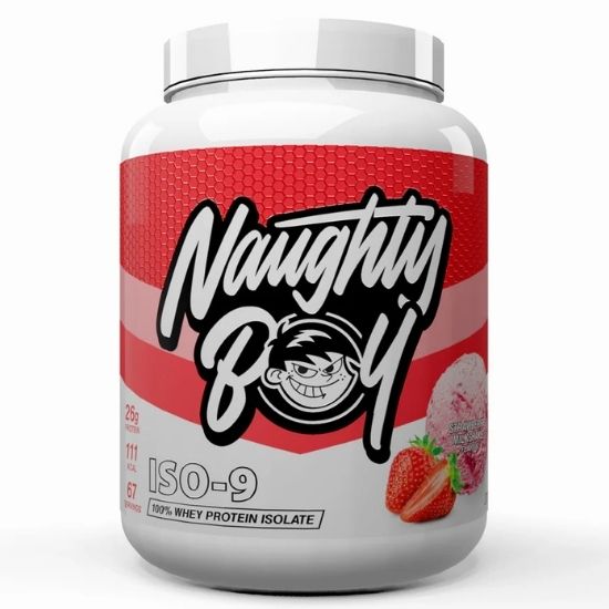 Iso-9, Strawberry Milkshake, 2010g, Naughty Boy - Vitax.ro