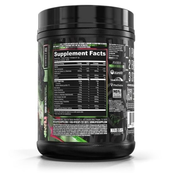 Godzilla Pre-Workout, Cherry Limeade, 742g, RYSE