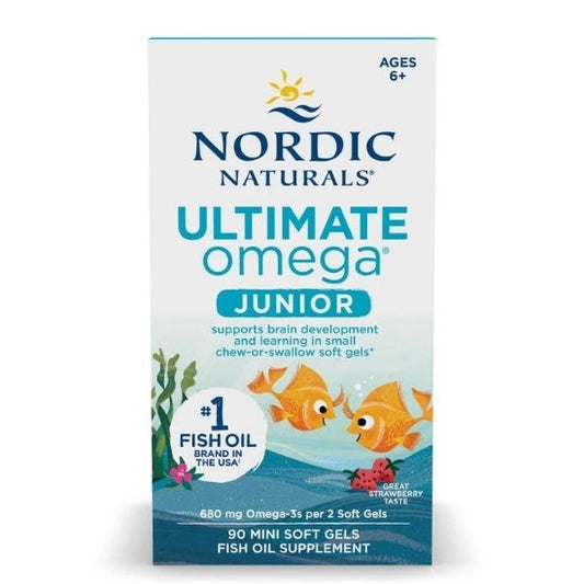 Ultimate Omega Junior, 680mg, 90 softgels, Nordic Naturals - Vitax.ro