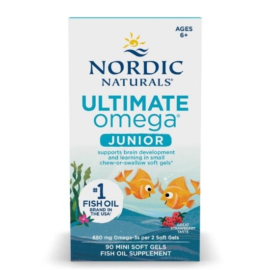 Ultimate Omega Junior, 680mg, 90 softgels, Nordic Naturals - Vitax.ro