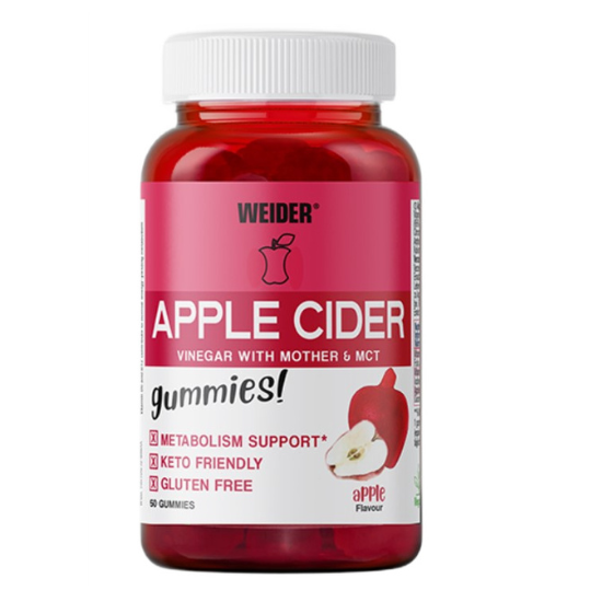 Apple Cider, Apple, 50 gummies, Weider - Vitax.ro