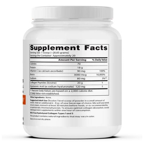 Pure Collagen Peptides, 417g, Doctor's Best - Vitax.ro