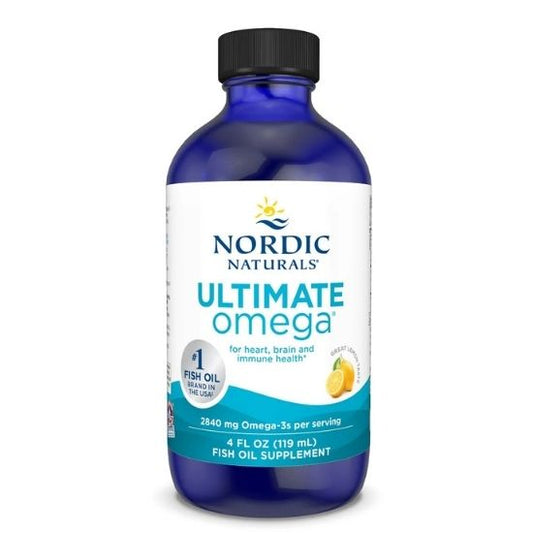 Ultimate Omega, 2840mg, Lemon Flavor, 119 ml, Nordic Naturals - Vitax.ro