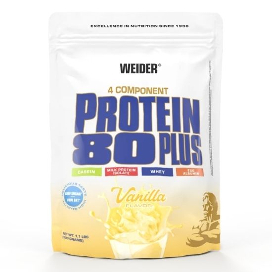 Protein 80 Plus, Vanilla, 500g, Weider