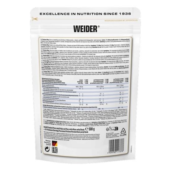 Premium Whey, Vanilla Ice Cream, 500g, Weider | Vitax.ro