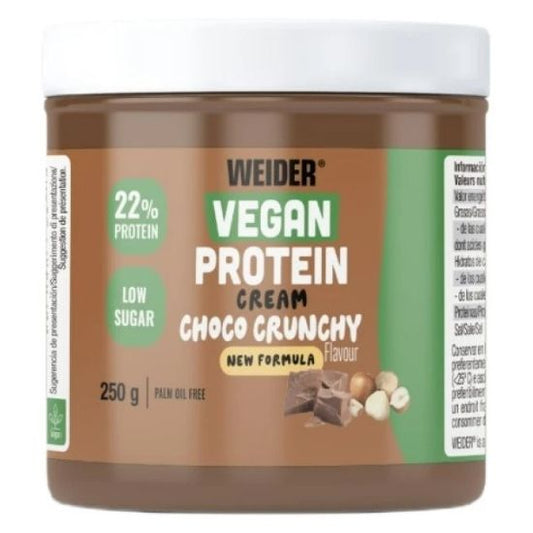 Vegan Protein Cream, Choco Crunchy, 250g, Weider