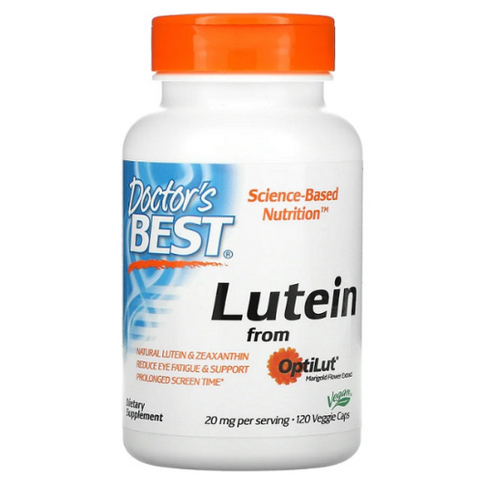 Lutein from OptiLut, 10mg, 120 vcaps, Doctor's Best - Vitax.ro