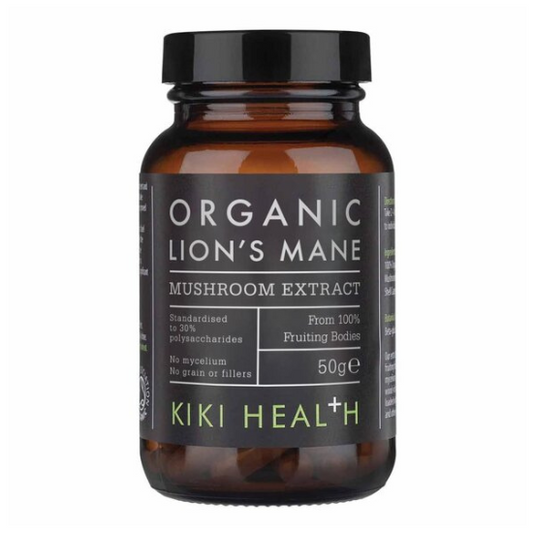 Lion's Mane Extract Organic, 50g, KIKI Health - Vitax.ro