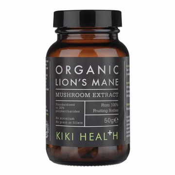Lion's Mane Extract Organic, 50g, KIKI Health - Vitax.ro
