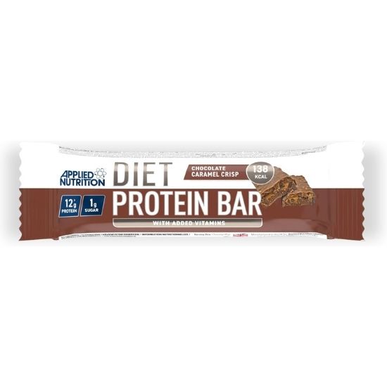 Diet Protein Bar, Chocolate Caramel Crisp, 12 x 45g, Applied Nutrition - Vitax.ro
