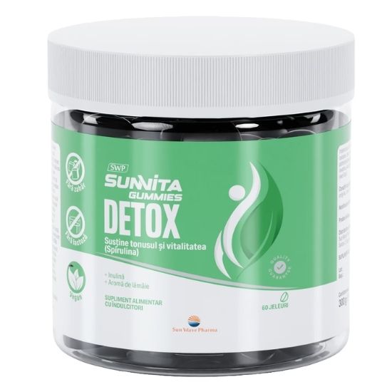 Sunvita Detox, 60 jeleuri, Sun Wave Pharma | Vitax.ro