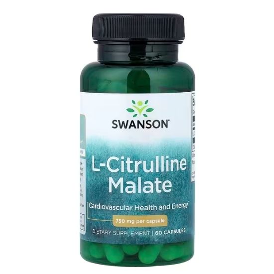 L-Citrulline Malate Complex, 750mg, 60 caps, Swanson - Vitax.ro
