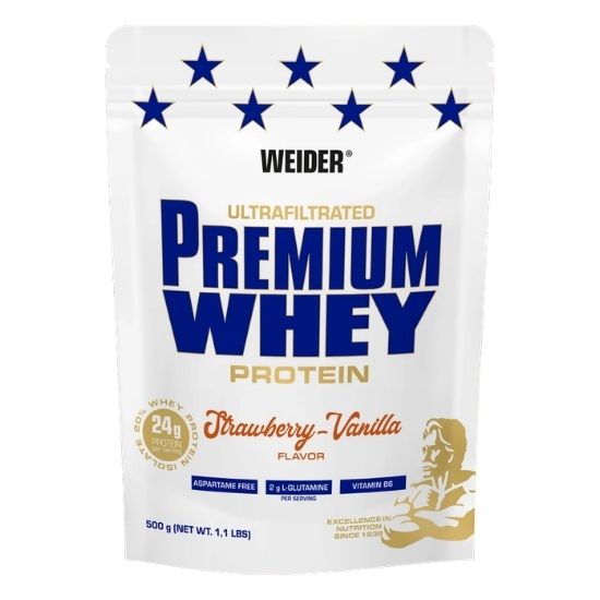 Premium Whey, Strawberry-Vanilla, 500g, Weider