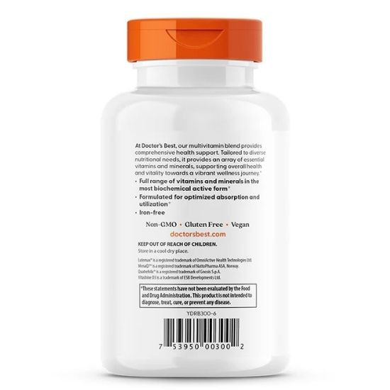 Multi-Vitamin, 90 vcaps, Doctor's Best - Vitax.ro