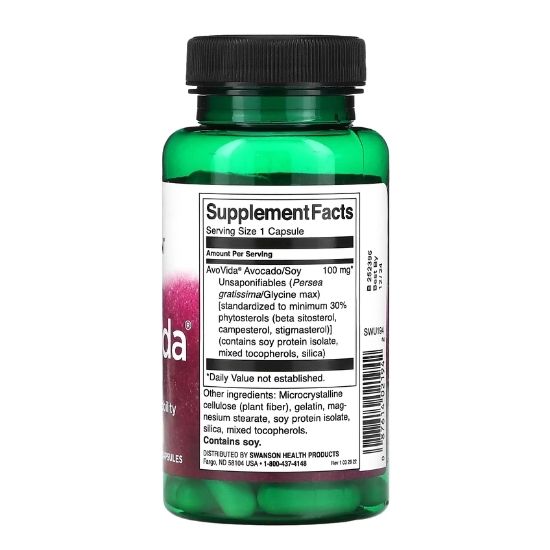 AvoVida, 100mg, 60 caps, Swanson - Vitax.ro