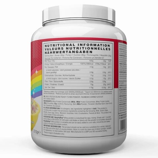 Advanced Whey, Rainbow Charms, 2010g, Naughty Boy - Vitax.ro