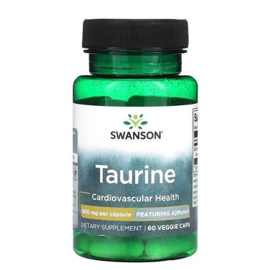 AjiPure Taurine, 500mg, 60 vcaps, Swanson - Vitax.ro