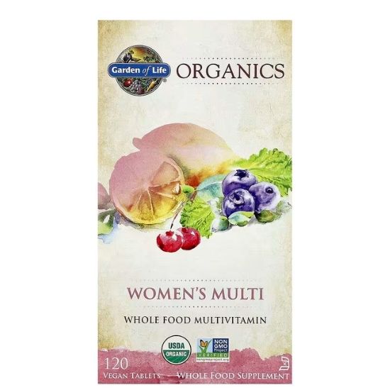 Mykind Organics Women's Multi, 120 vegan tabs, Garden of Life - Vitax.ro