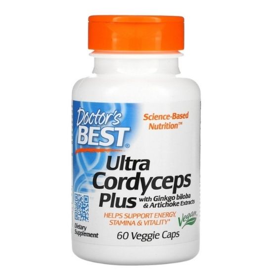 Ultra Cordyceps Plus, 60 vcaps, Doctor's Best - Vitax.ro
